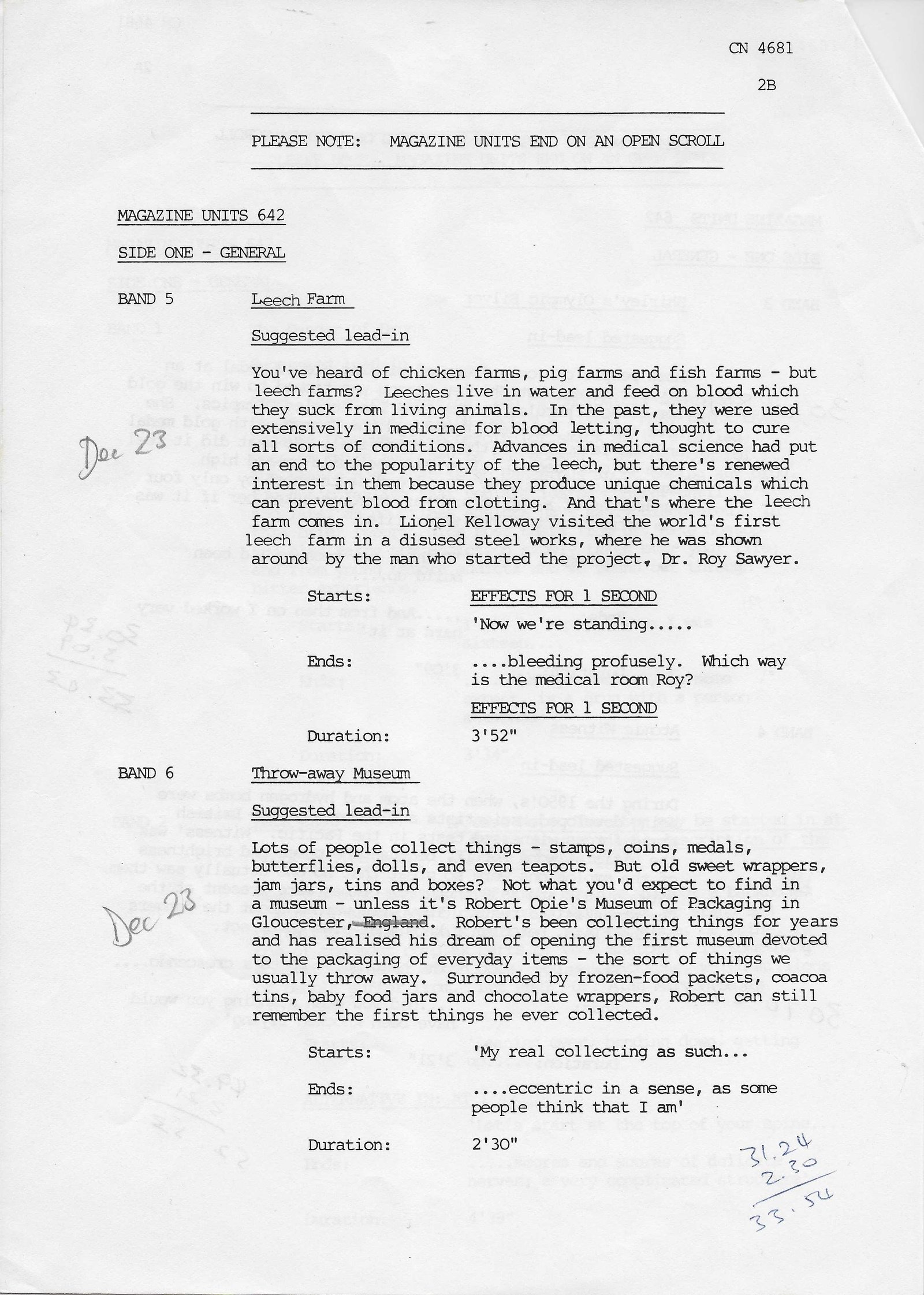 Inserts from CN 4681